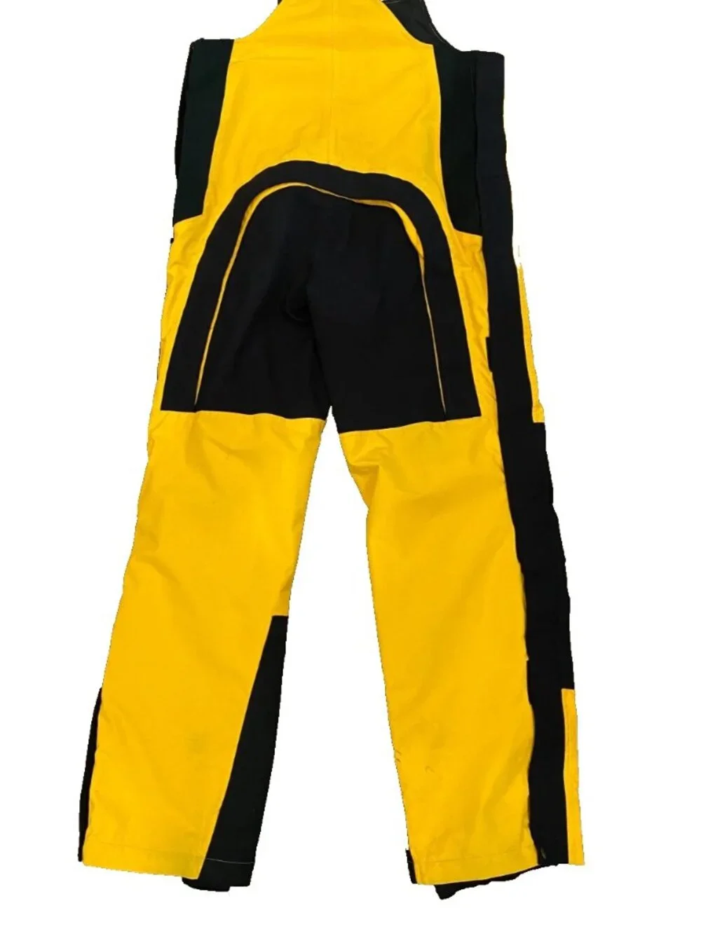 Vintage 90s The North Face Steep Tech Gore-Tex Yellow Black Ski Pants Bibs